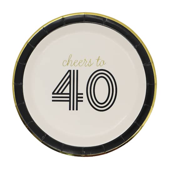24 Packs: 8 ct. (192 total) 7" Cheers to Snack Plates by Celebrate It